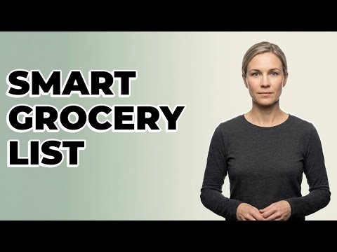 How Do I Create A Weekly Grocery List?