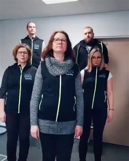 In Finland they made a dance to show migrants not to rape them"Stop don't touch me, this is my no go space"