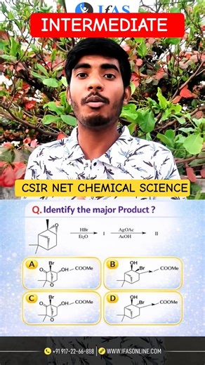 INTERMEDIATE | ORGANIC CHEMISTRY | CSIR NET CHEMICAL SCIENCE 𝐄𝐧𝐫𝐨𝐥𝐥 𝐍𝐨𝐰 :- https://bit.ly/43XNqrQ #CSIRNETChemistry #ChemicalScience #CSIRNETJune2026 #OrganicChemistry #InorganicChemistry #PhysicalChemistry #IFASChemistry #ChemistryToppers #CSIRNETPreparation #ChemistryJRF #GATEChemistry #ChemistryNotes | Chemistry - CSIR NET, GATE & SET: IFAS