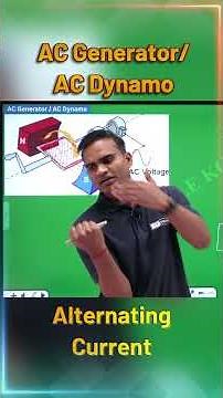 AC Generator or AC Dynamo | AC | JEE | NEET | CLASS 12