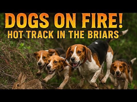 The Chase Is On: Beagle Pack in Action #HoundHunting #Rabbit #BeagleStyle