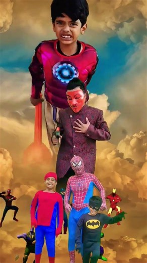 Spider-Man And Batman Dancing With Avengers | Iroman vs Spider-Man #shorts #spiderman #youtubeshorts