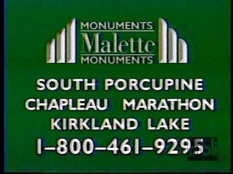 CBC - Commercial - Malette Monuments - 1997