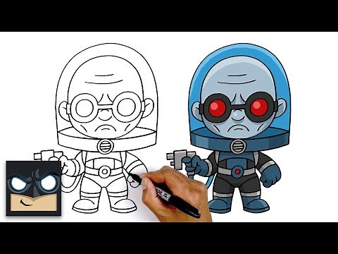 How To Draw Mr.Freeze 🧊 Step By Step Tutorial