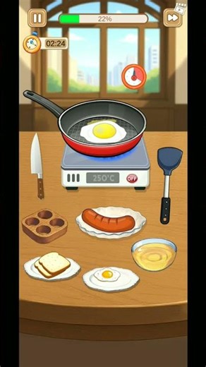 Crazy Kitchen Set Cooking ASMR Games (Relaxing Gameplay)#10🥪🥪👩‍🍳 #casualgames #sandwich #shorts