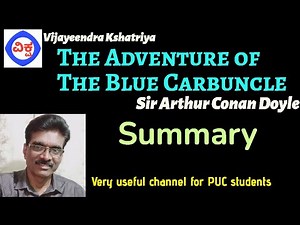 The Adv of Blue Carbuncle SUMMARY