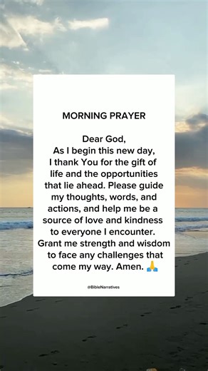 Morning Prayer 🙏. . . . #TrustGod #fyp #christianity #dailyprayer #God #Prayer #foryou #prayerfortoday | Bible Narratives