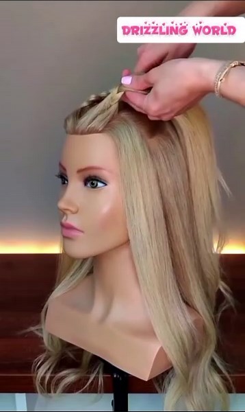 “Cute Front Braids Hairstyle Tutorial | Easy & Stylish Hair Look Step by Step” #braids hairstyle,#ha