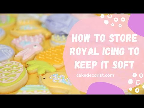How To Store Royal Icing To Keep It Soft