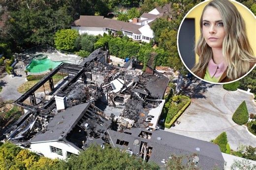 Cara Delevingne’s $7M mansion remains in shambles 6 months after being ravaged by fire