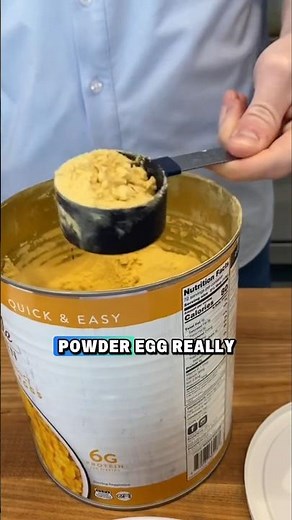 Powdered Eggs Are Actually Real