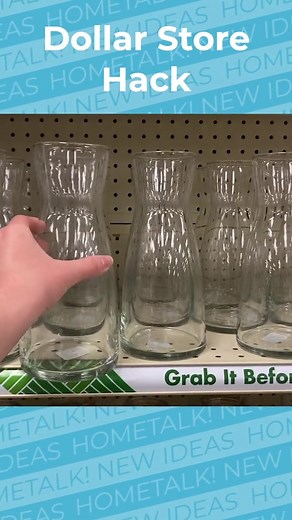 Grab a Dollar Store vase...brilliant! | DIY with Hometalk