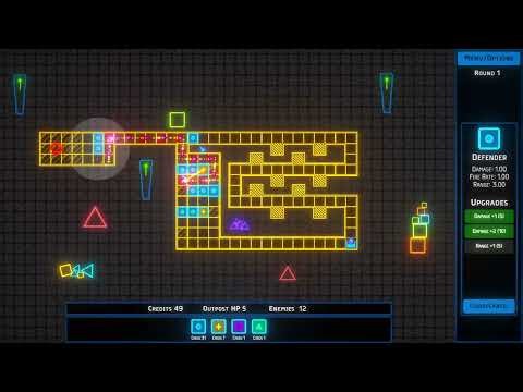 Neon Spectrum TD Gameplay Preview