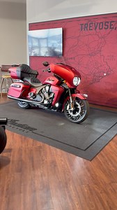 2025 Indian Roadmaster PowerPlus Dark Horse w/PowerBand Sunset Red Smoke available at www.cosmosindian.com #indianmotorcycle #indianroadmasterdarkhorse | Cosmo's Indian Motorcycle