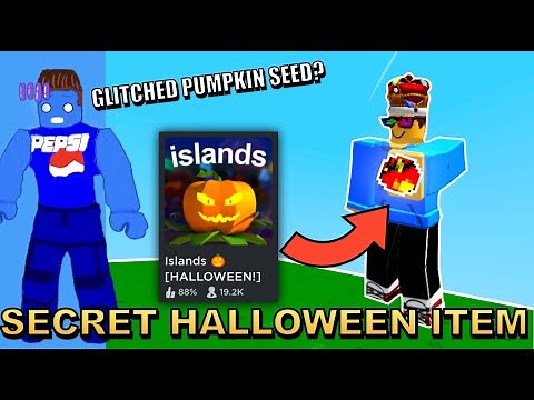 *NEW* SECRET HALLOWEEN ITEM (Glitched Pumpkin Seed) | Roblox Islands NEWS