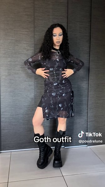 Goth Outfit Ideas with Cyber Vibes