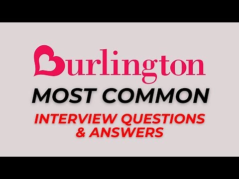 Burlington Stores Interview Questions and Answers for 2025