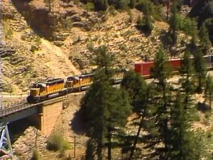 It's 1985 and we're seeing a Union Pacific double stack container train on the famous (former Western pacific) Keddie Wye. From the Pentrex show "Best of 1985". We're doing something different... we put all the "1980s Best of" shows on a NAME YOUR PRICE sale this Memorial Day Weekend: http://rfd.video/Best1980s (Limited quantity and limited time.) | Railfan Depot