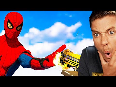 Reacting To EPIC SPIDERMAN vs CARS!!!