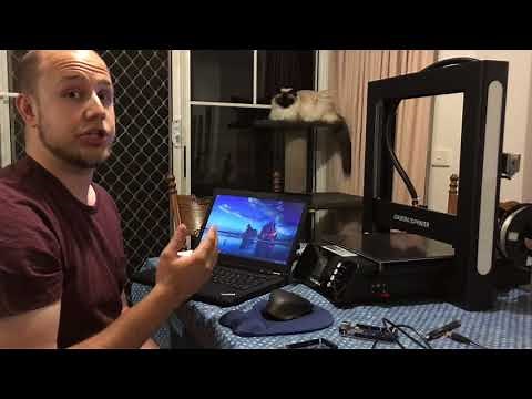 How to upload custom firmware on JGAurora A5 3D printer