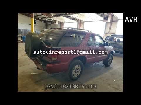 1GNCT18X13K165163 2003 Chevrolet Blazer