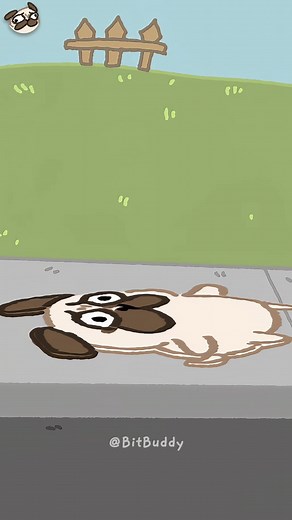 🐶🫷🏻 #BitBuddy #animation #cartoon #fyp | animation