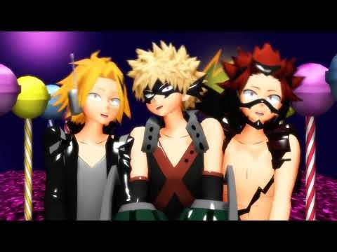 【MMD x BNHA】 Candy Store/Dulceria【BAKUSQUAD】[HEATHERS] (It'sJamieBitch!)