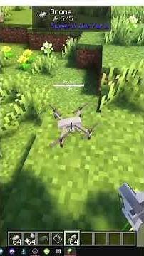 COMO USAR drones explosivos no MINECRAFT com SUPERB WARFARE