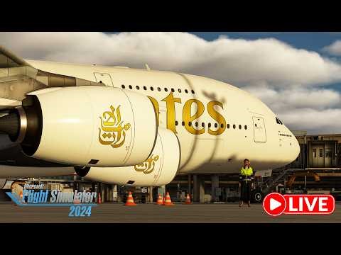 Emirates A380 | Mumbai to Dubai Night Approach | VATSIM | MSFS 2024