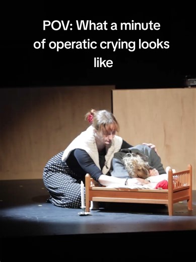 One of the most emotionally demanding techniques: 60 seconds of controlled crying in opera recital! #opera #musiceducation #musicconservatory