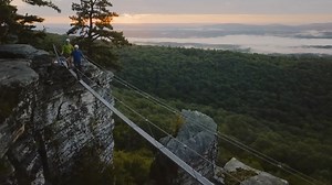 🧗 Are you ready to bring your Mohonk experience to new heights? Prepare for an adventure like no other. Launching in Spring 2024, Mohonk unveils the FIRST Via Ferrata in the Shawangunk Mountains! Conquer heights, traverse cables, and climb through stunning landscapes. Exclusive to overnight guests. | Mohonk Mountain House