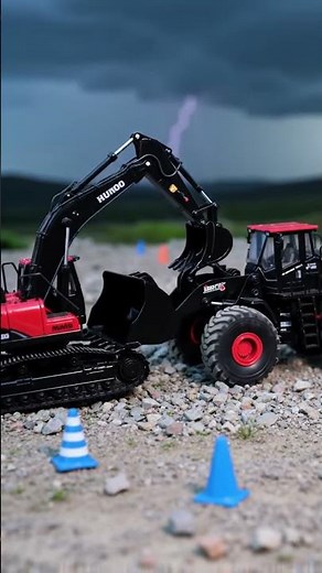 Epic RC Excavator & Loader Duo: Realistic Construction Action! 🏗️⚡