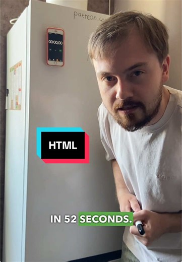 HTML for you on April fools #explainonthefridge #explain #explainit #html #webdeveloper #frontend #frontenddeveloper