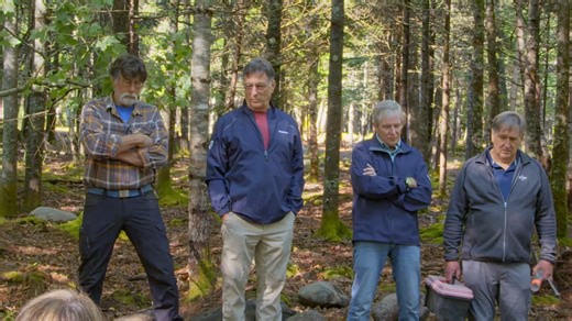 On Lot 8, the crew and team members investigate a breakthrough discovery—a massive boulder stacked atop other stones, suggesting it was placed intentionally—while a small piece of wool found beneath it deepens the mystery of who built it, when, and why. #TheCurseOfOakIsland | The Curse of Oak Island