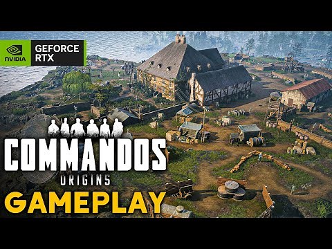 COMMANDOS ORIGINS New Gameplay Demo 15 Minutes 4K