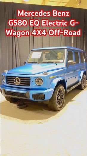 Mercedes Benz G580 EQ Electric G-Wagon At Seattle International Auto Show 4X4 Off-Road