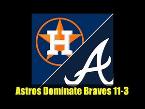 Astros Dominate Braves 11-3 | Game Recap (Sep 12, 2025)