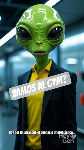 gym aliens building muscle 👽🏋 #alien #gym #funny