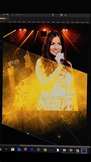 Live Singing concert poster design|