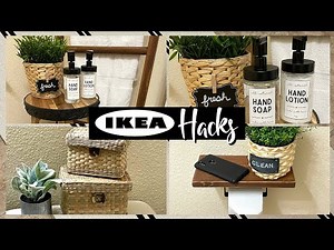 Shockingly Easy DIY IKEA HACKS That Look High End for the Bathroom!