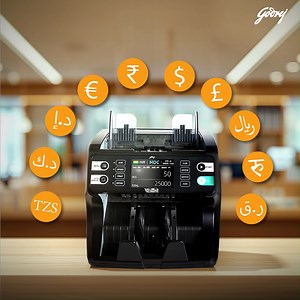 33 reactions · 15 comments | Counting currencies made effortless! Let #GodrejValuematic be your ultimate companion for hassle-free, quick, and accurate currency counting. With the ability to count 10 different currencies, streamline your cash management with ease. ✨ #Valuematic #EffortlessCounting #SecureCashHandling | Godrej Security Solutions | Facebook