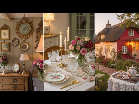 Romantic Vintage Decor for Small Cottage Farmhouses | Step-by-Step Guide