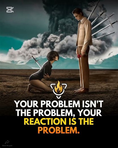 Gentle Reflection: Problem vs. Reaction.