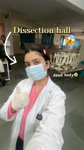 Inside a Medical Student’s Dissection Hall 😱| First Time Seeing a Cadaver😭 #ytshorts #shorts #neet