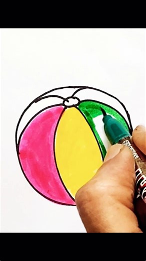 #shorts how to draw a ball easy for beginners #ball #art #easyart