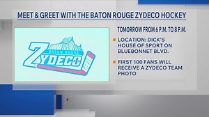 Free meet and greet with Baton Rouge Zydeco hockey