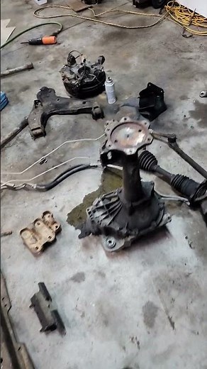 Chevy blazer front differential awd swap