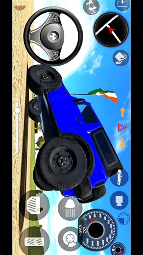 Modified Mahindra blue 💙 Thar Car Games:Indian Cars (Gadi Wala Game) Car Game Android Gameplay 2025