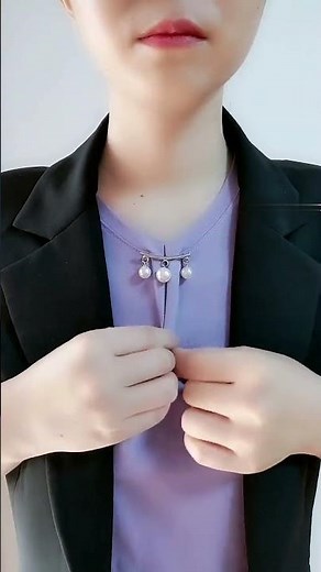 Is Your Top Too Low Fix It Instantly With This Stylish Pin Hack! #fashion #stylemistakes #beauty