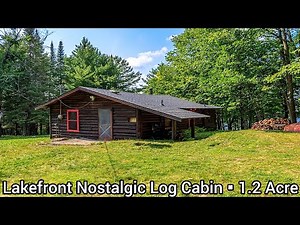 Minnesota Lakefront Log Cabins For Sale | $229k | Minnesota Real Estate For Sale | 2 Cozy Cabins